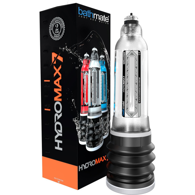 Гидропомпа BATHMATE Hydromax7 Crystal, прозрачная BM-HM7-CC